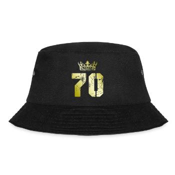 70 Number crown - Bucket Hat - black - Front - Lela (165cm)