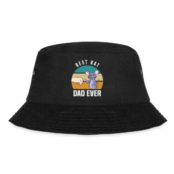 Rat lovers | Rat Pets Animals Gifts - Bucket Hat - black - Front - Lela (165cm)