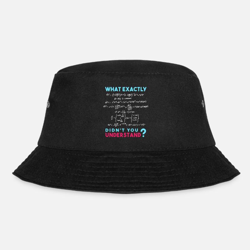 Physik Formel Scherz Lustig Mathe - Bucket Hat - Schwarz