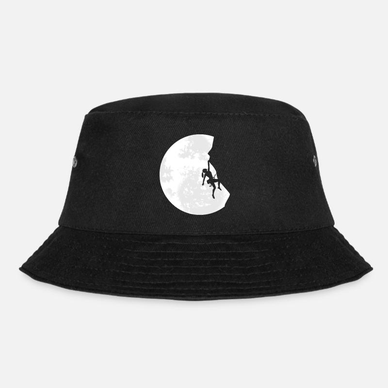 Klettern Berg Alpen Outdoor - Bucket Hat - Schwarz