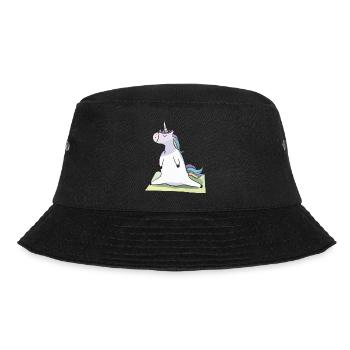 Unicorn Yoga Drôle Professeur de Yoga Idée Cadeau - Bob - noir - Devant - Lela (165cm)