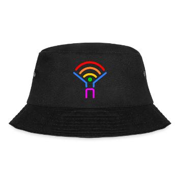 Lgbt - Bucket Hat - Schwarz - Vorne - Lela (165cm)