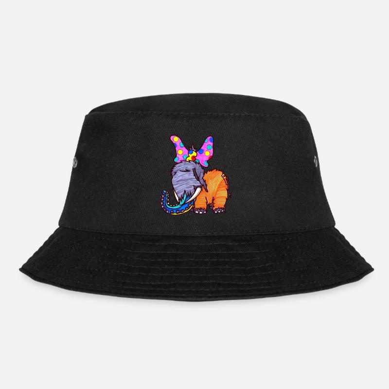 Mammut Baby schlafend - Bucket Hat - Schwarz