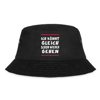 Sportgehen Geher Trail Marathon Leichtathletik - Bucket Hat - Schwarz - Vorne - Lela (165cm)