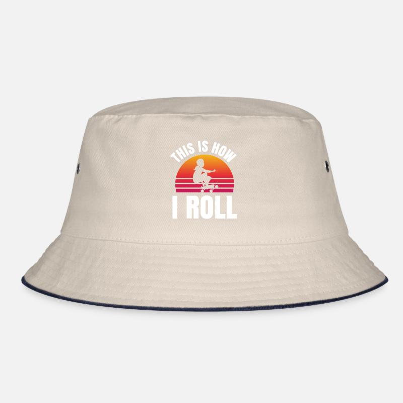 This Is How I Roll Skater Skateboard Longboard Bucket Hat