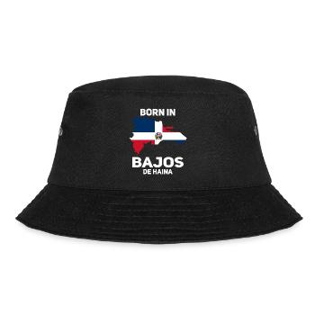 Dominikanische Republik - Bucket Hat - Schwarz - Vorne - Lela (165cm)