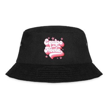 Equipo dela Novia Team Bride Wedding Bridesmaid - Bucket Hat - black - Front - Lela (165cm)