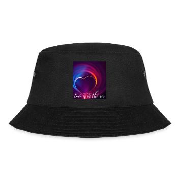 love is in the air - Bucket Hat - Schwarz - Vorne - Lela (165cm)