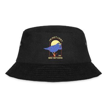 Bird Nerd Lustiges Vogel Design - Bucket Hat - Schwarz - Vorne - Lela (165cm)