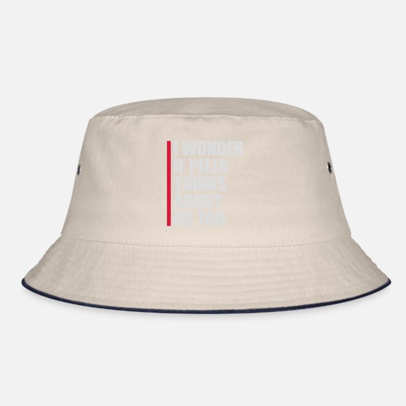 pizza thinks about me Bucket Hat