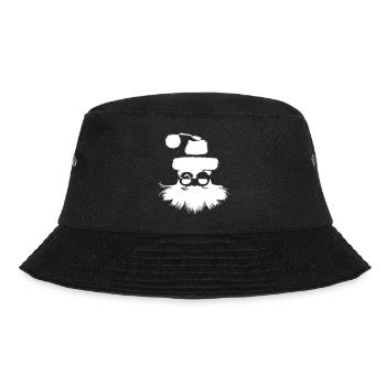 Christmas Hat Santa Claus Christmas Vector - Bucket Hat - black - Front - Lela (165cm)