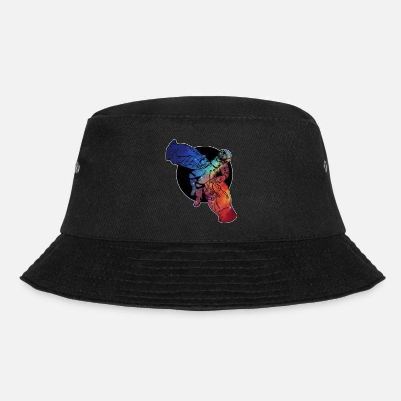 DAS Astronaut Nr 1 coloured - Bucket Hat - black