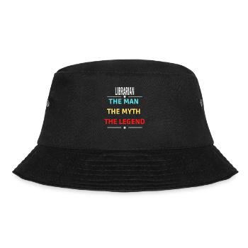 The Man The Myth The Legend LIBRARIAN - Bucket Hat - black - Front - Lela (165cm)