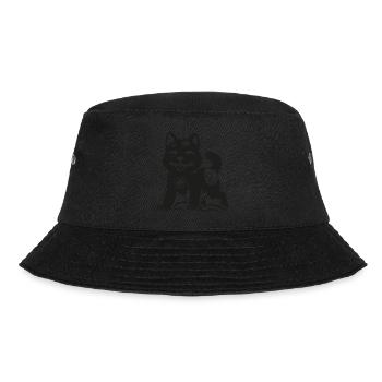 Hund Indien - Bucket Hat - Schwarz - Vorne - Lela (165cm)