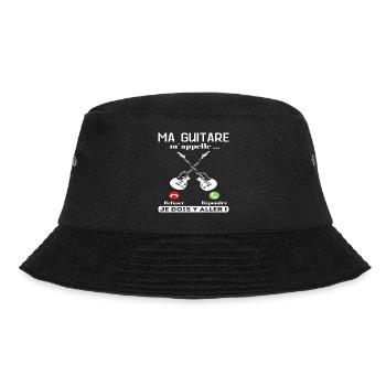 Ma guitare m' appelle humour guitariste cadeau - Bob - noir - Devant - Lela (165cm)