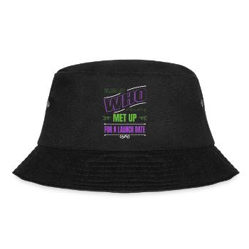 joke funny quote astronomy lovers space ship geek - Bucket Hat - Schwarz - Vorne - Lela (165cm)