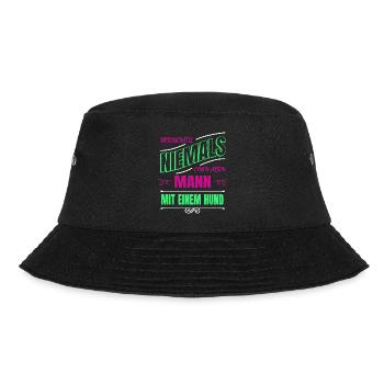großvater bachhund ahnenforschung weihnachten - Bucket Hat - Schwarz - Vorne - Lela (165cm)