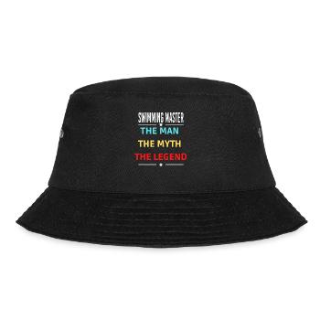 The Man The Myth The Legend SWIMMING MASTER - Bucket Hat - black - Front - Lela (165cm)