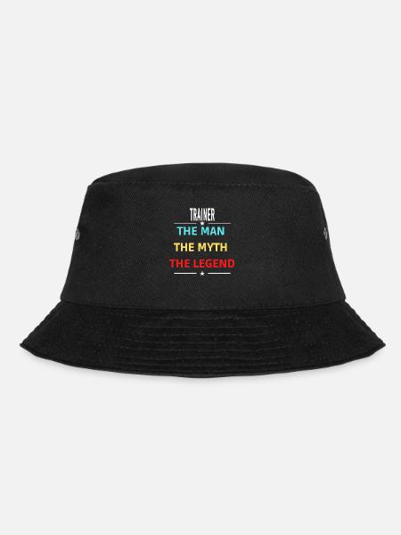 Der Mann Der Mythos Die Legende TRAINER - Bucket Hat - Schwarz