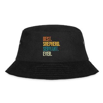 BEST SHEPHERD SERVANT EVER - Bucket Hat - black - Front - Lela (165cm)