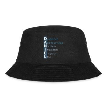 Daniel - Bucket Hat - Schwarz - Vorne - Lela (165cm)