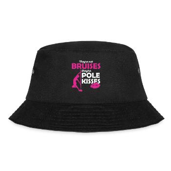 Poledance Kuss Pole Tänzerin Stangentanz - Bucket Hat - Schwarz - Vorne - Lela (165cm)