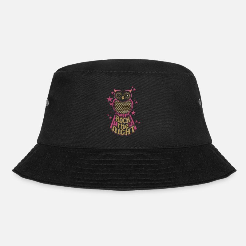 Rock the Night - Bucket Hat - Schwarz