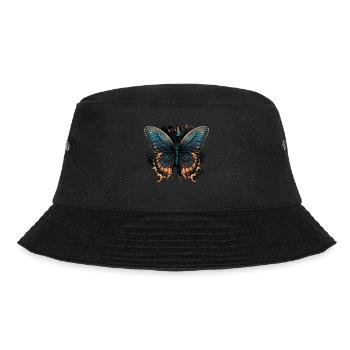 Schöne Schmetterlinge - Bucket Hat - Schwarz - Vorne - Lela (165cm)