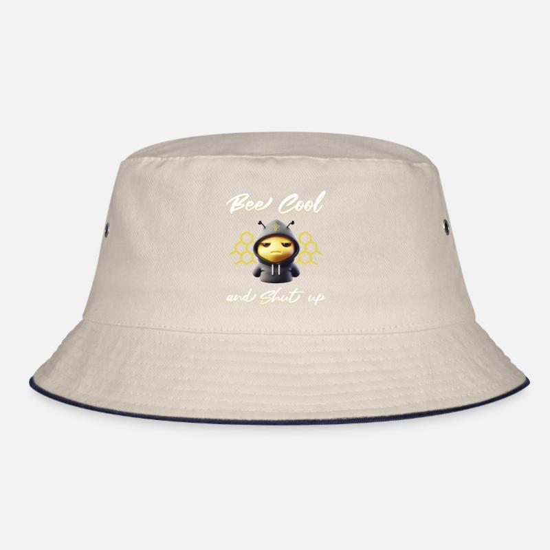 Cooles Bienen Design Bucket Hat