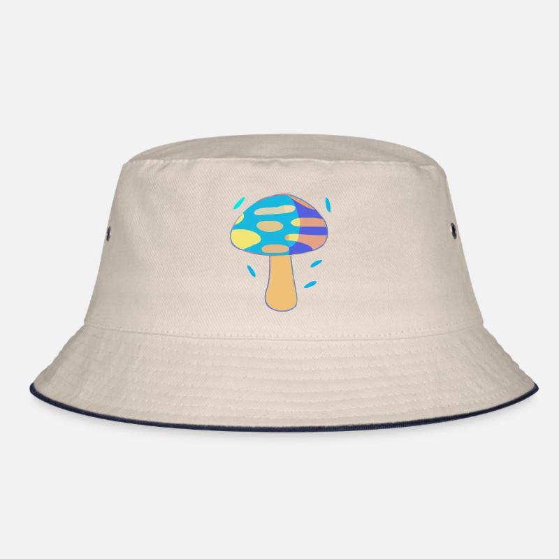 Der blaue Pilz Bucket Hat