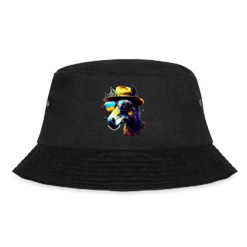 Urgent casual and cool donkey wears sunglasses - Bucket Hat - black - Front - Lela (165cm)