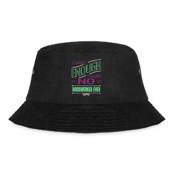 carpenter funny tshirts funny carpenter quotes - Bucket Hat - Schwarz - Vorne - Lela (165cm)