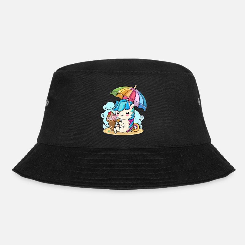 Einhorn-Träume - Bucket Hat - Schwarz