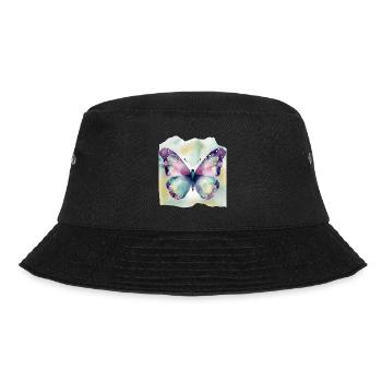 Butterflies pattern - Bob - noir - Devant - Lela (165cm)
