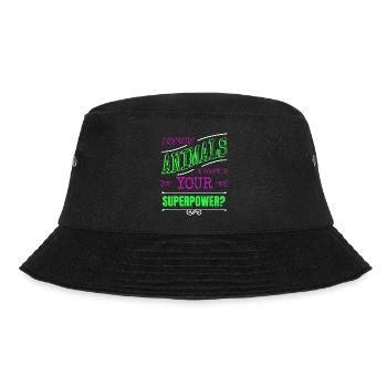 present birthday present animal cruelty abuse dog - Bucket Hat - black - Front - Lela (165cm)