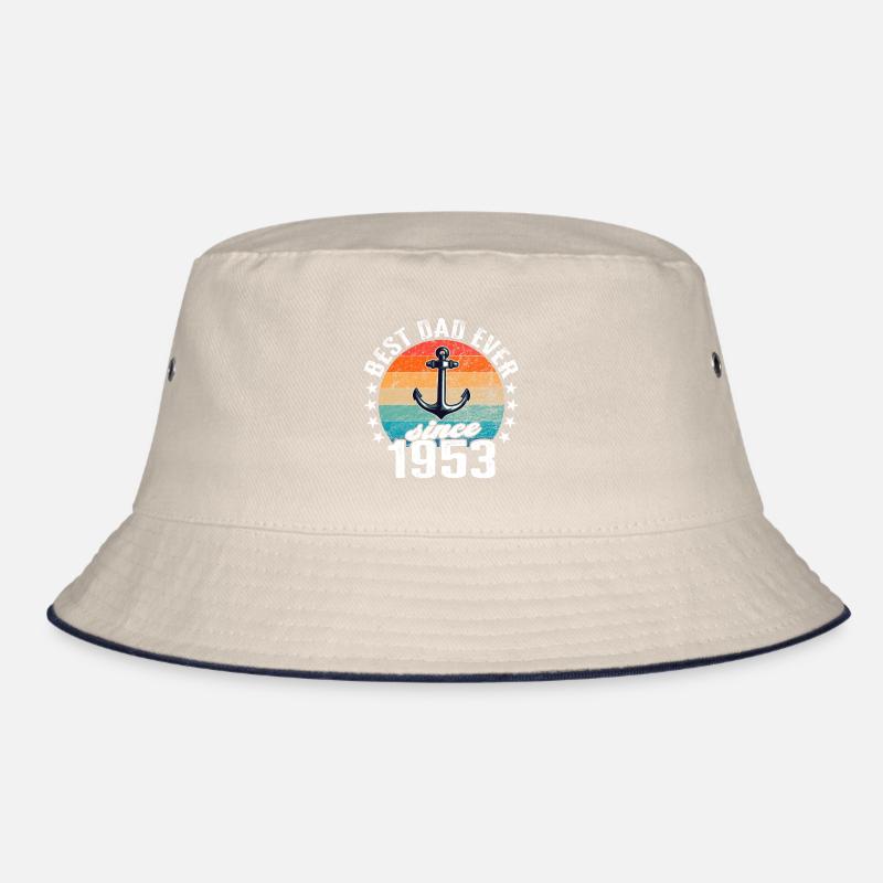 Bester Papa der Welt seit 1953 Anker Bucket Hat
