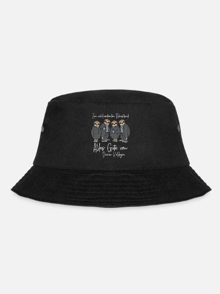 Ruhestand Arbeitskollege Rente Abschied Kollege - Bucket Hat - Schwarz