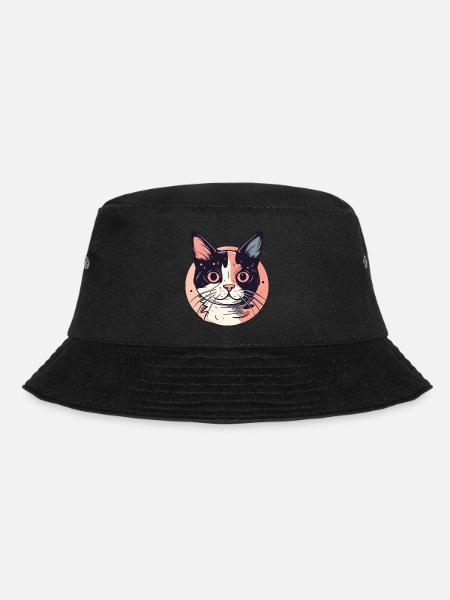 Gato - Gorro de pescador - negro