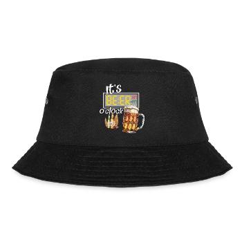 It's beer o'clock - Bucket Hat - black - Front - Lela (165cm)