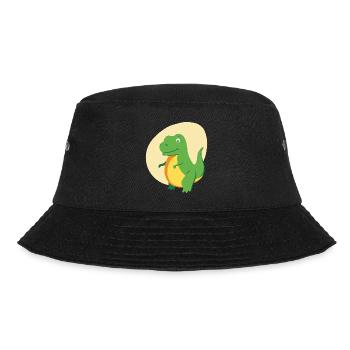 Mignon T-Rex Vert, Dinosaure, Tyrannosaure - Bob - noir - Devant - Lela (165cm)