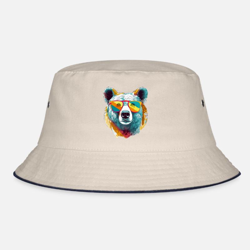 Icko the cool bear Bucket Hat