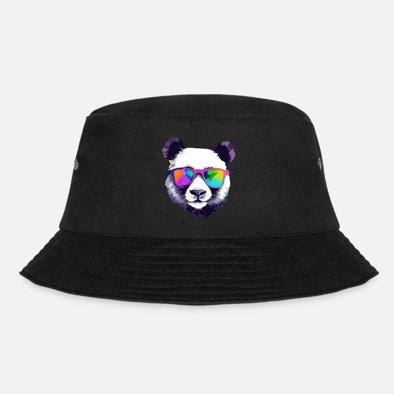 Koko le panda à lunettes - Bob - noir