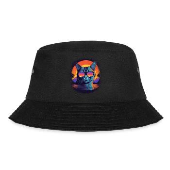 cool statement present idea sayings - Bucket Hat - black - Front - Lela (165cm)