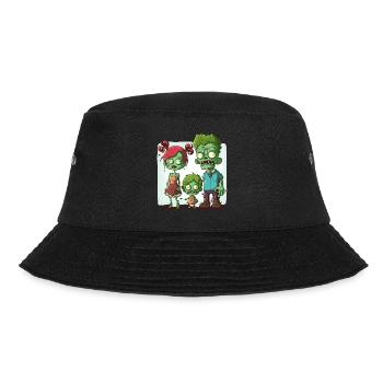Untote Einheit - Bucket Hat - Schwarz - Vorne - Lela (165cm)