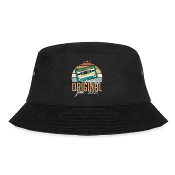 Original June 2005 born vintage 2005 Retro - Bucket Hat - black - Front - Lela (165cm)