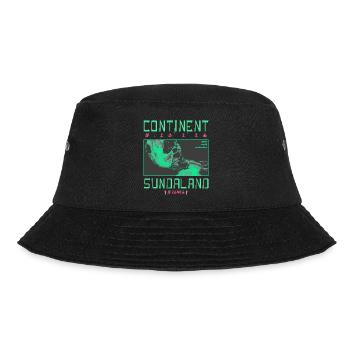 Alte Karte Kontinent Sundanesische Grafik - Bucket Hat - Schwarz - Vorne - Lela (165cm)