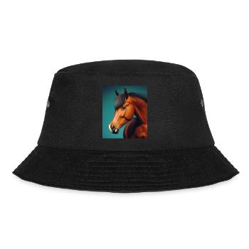 Horse - Bucket Hat - Schwarz - Vorne - Lela (165cm)