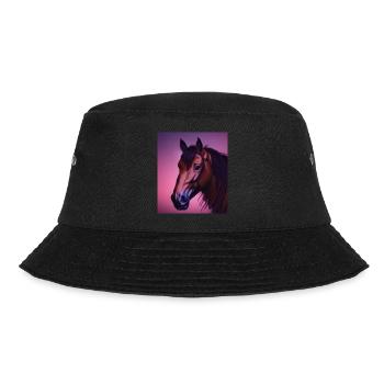 Horse - Bucket Hat - Schwarz - Vorne - Lela (165cm)