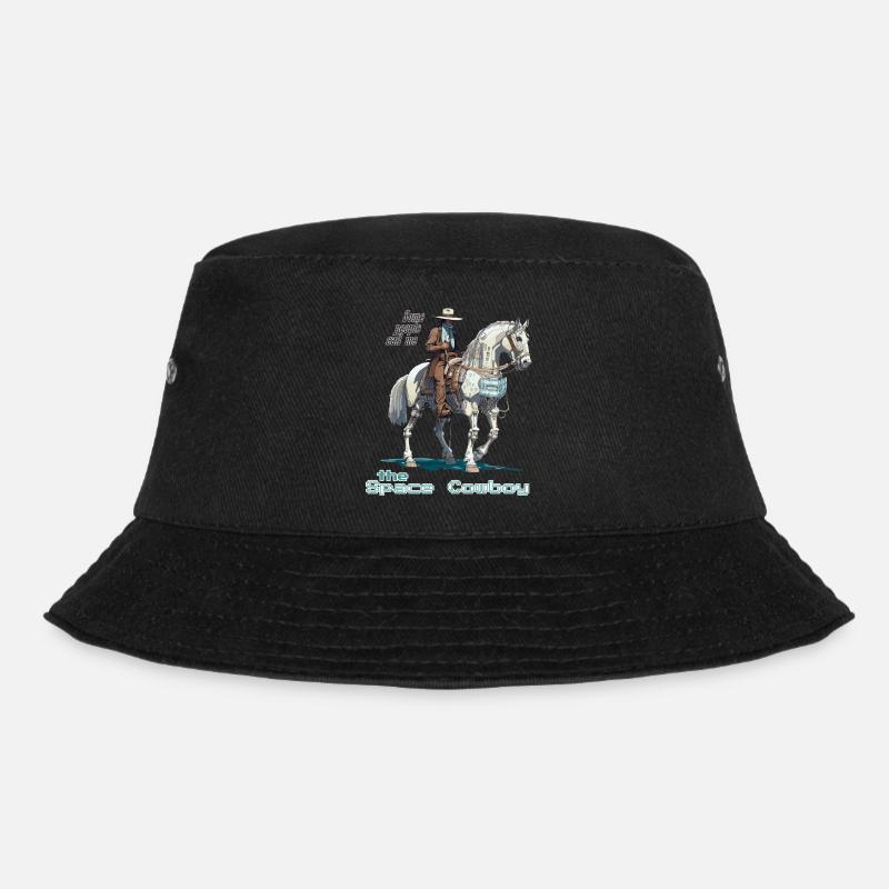 Space Cowboy - Bucket Hat - Schwarz
