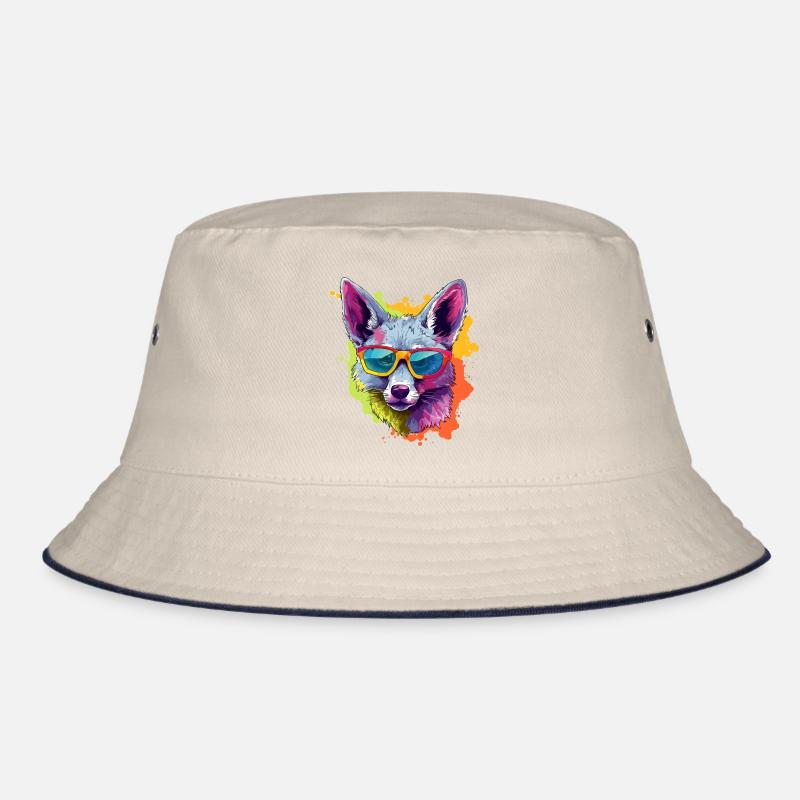 Leo the bespectacled jackal Bucket Hat